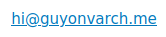 Contact email address